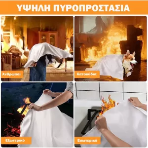 Fire Blanket EN1869:2019 100cm x 100cm 1 Pc 18157-image-6341887