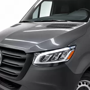 Headlights Set Suitable for Mercedes-Benz Sprinter W907 2018-2023 Black Full Led Carner-image-6341903