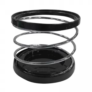 Drink Holder Spiral Black /Silver 99053