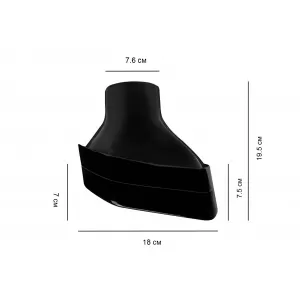 Set aus schwarzen Lackendstücken Typ 530, 540 geeignet für BMW 5er Reihe F10/F11 2010-2017, G30/G31 nach 2017-image-6341966