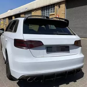 Dachspoiler geeignet für Audi A3 8V Hatchback 12-20 Oettinger Look Hochglanz Schwarz Aus Abs-Kunststoff-image-6342076