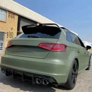 Dachspoiler geeignet für Audi A3 8V Hatchback 12-20 Oettinger Look Hochglanz Schwarz Aus Abs-Kunststoff-image-6342084