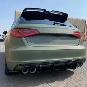 Dachspoiler geeignet für Audi A3 8V Hatchback 12-20 Oettinger Look Hochglanz Schwarz Aus Abs-Kunststoff-image-6342085
