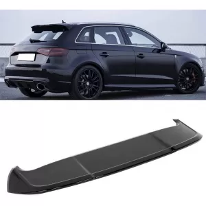 Dachspoiler geeignet für Audi A3 8V Sportback 12-20 RS3 Look Hochglanz Schwarz aus ABS-Kunststoff-image-6342089