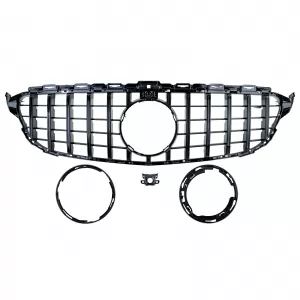 Sport Bodykit Stoßstange Diffusor Grill passt für Mercedes C-Klasse W205 14-18-image-6342109