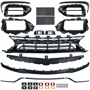 Sport Bodykit Stoßstange Diffusor Grill passt für Mercedes C-Klasse W205 14-18-image-6342110