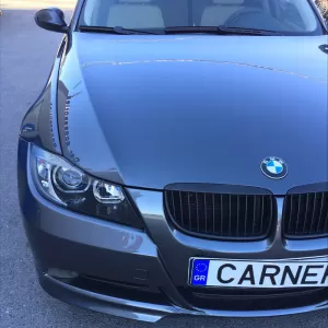 Headlights Set Suitable for BMW 3 E90 / E91 05-11 Angel Eyes LED Black H7/H7 Depo-image-6342236
