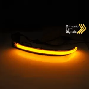 Mirror Led suitable for Peugeot 308 13-17 Dynamic Led Canbus Black 2 Pcs