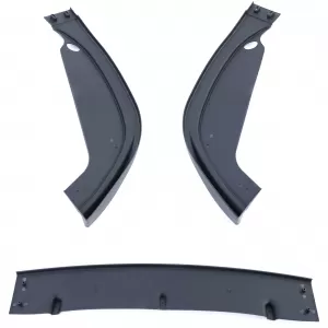 Front spoiler lip performance look suitable for BMW E46 coupe convertible 1999-2006-image-6342344