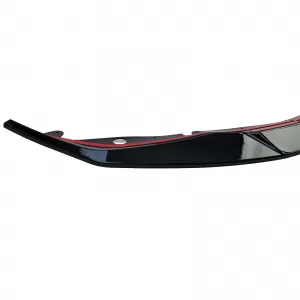 Front spoiler lip performance gloss black for BMW M3 G80 G81 M4 G82 from 2021-image-6342373