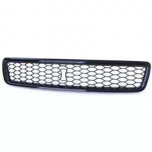 Waben Kühlergrill ohne Emblem Schwarz Glanz für Audi A4 B5 Limousine Avant 94-01-image-6342377