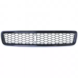 Waben Kühlergrill ohne Emblem Schwarz Glanz für Audi A4 B5 Limousine Avant 94-01-image-6342380