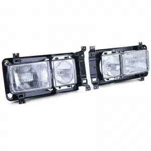 Square headlights rectangle double headlights right left for VW T3 79-92-image-6342386