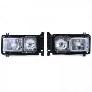Square headlights rectangle double headlights right left for VW T3 79-92-image-6342387