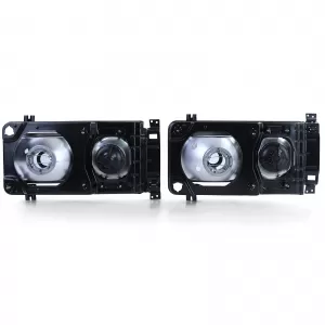 Square headlights rectangle double headlights right left for VW T3 79-92-image-6342390
