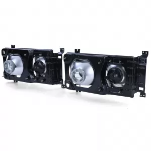 Square headlights rectangle double headlights right left for VW T3 79-92-image-6342391