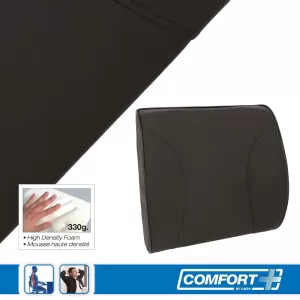 Rückenstütze anatomic / orthopädisches Kissen aus Memory-Schaum RK19020 36.5x32.5cm Schwarz 1 Stk-image-6342528