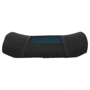 Back Support Anatomic / Orthopedic Cushion Memory Foam & Gel RK19019 36x33cm Black / Blue 1 pc-image-6342536