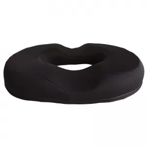 Seat Support Anatomic / Orthopedic Cushion Memory Foam RK19006 34.5x43x8cm Black 1 pc-image-6342546