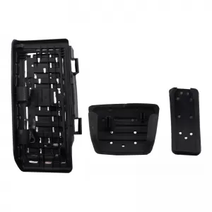 Pedal Aluminium And Footrest Suitable for Audi A1 8X / A3 8V / TT 8S / Q2 / Seat Leon 5F / VW Golf 7 / Passat B8 / Tiguan / Touran 16+ Automatic Set 3 Pcs KPVW03