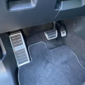 Pedal Aluminium And Footrest Suitable for Audi A1 8X / A3 8V / TT 8S / Q2 / Seat Leon 5F / VW Golf 7 / Passat B8 / Tiguan / Touran 16+ Automatic Set 3 Pcs KPVW03