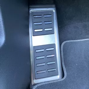 Pedal Aluminium And Footrest Suitable for Audi A1 8X / A3 8V / TT 8S / Q2 / Seat Leon 5F / VW Golf 7 / Passat B8 / Tiguan / Touran 16+ Automatic Set 3 Pcs KPVW03