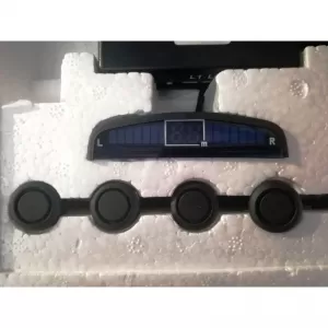 Parking Sensor PDC with 4 Sensors 18mm Black Mat with Display and Buzzer Osio OSP-282-image-6342599