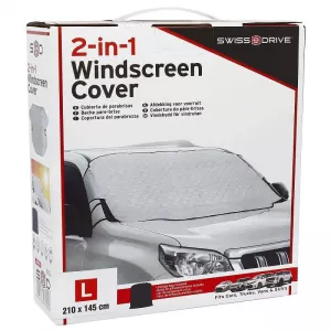 Sun Shade Cover Exterior Suitable for Front Windscreen 2 in 1 