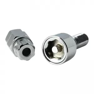 Antitheft Wheel Nuts / Bolts Butzi Premium Kit 6 pcs With Unique Key-Tool Type-DD M12x1.25 L28 T17-image-6342701