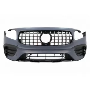 Front Bumper suitable for Mercedes-Benz GLB X247 (2019-2023) GLB 35 A Design Look With Grill & 2 Fender Flares-image-6342767