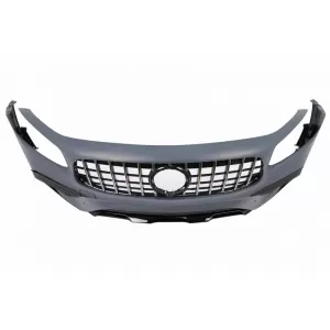 Front Bumper suitable for Mercedes-Benz GLB X247 (2019-2023) GLB 35 A Design Look With Grill & 2 Fender Flares-image-6342769