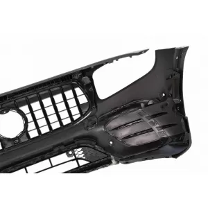 Front Bumper suitable for Mercedes-Benz GLB X247 (2019-2023) GLB 35 A Design Look With Grill & 2 Fender Flares-image-6342775
