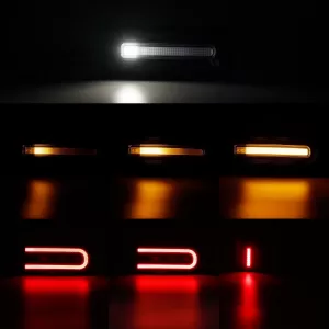 LED-Lichtleisten-Upgrade Rücklichter schwarz rauchig für Mercedes G-Modell W463-image-6342911