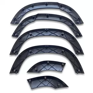 Radlauf Verbreiterungen BIG Wide Schwarz Glanz geeignet für Land Rover Defender L663 110-image-6342964