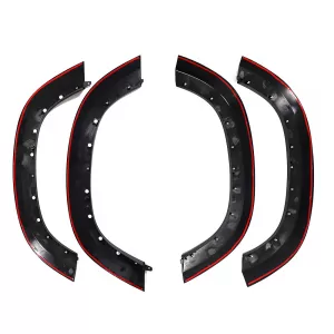 Radlauf Verbreiterungen BIG Wide Schwarz Glanz geeignet für Land Rover Defender L663 90-image-6343008