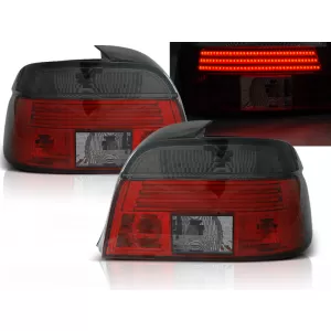 LED BAR TAIL LIGHTS RED SMOKE fits BMW E39 09.95-08.00
