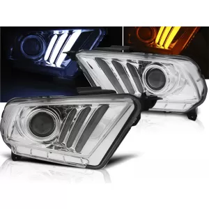 FORD MUSTANG V 10-13 TUBE LIGHT CHROME