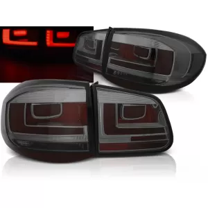 LED BAR TAIL LIGHTS SMOKE fits VW TIGUAN 07-07.11