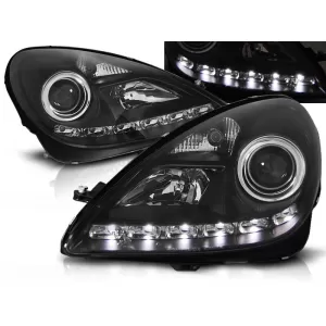 XENON HEADLIGHTS DAYLIGHT BLACK fits MERCEDES R171 SLK 04-11