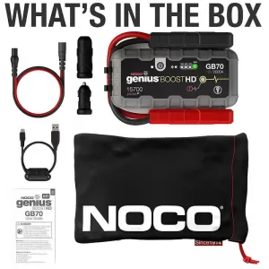 Car Booster And Powerbank Noco Genius Boost GB70 12 Volt 2000A-image-6343562