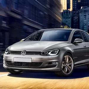 Headlights Set suitable for VW Golf VII (7) 12-17 Mk8 Golf Look Dynamic Start DRL & Signal Black Full LED With Motor VLand-image-6343625