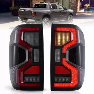 Tailights Set Suitable for Ford Ranger T9 2022+ Full Led Clear VLand-image-6343643