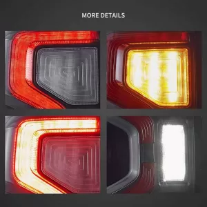 Tailights Set Suitable for Ford Ranger T9 2022+ Full Led Clear VLand-image-6343647