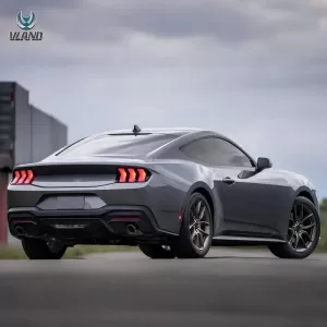 Tailights Set Suitable for Ford Mustang S650 2024-2026 Full Led Red With Orange Signal VLand-image-6343670