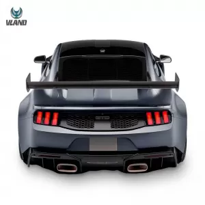 Tailights Set Suitable for Ford Mustang S650 2024-2026 Full Led Red With Orange Signal VLand-image-6343671