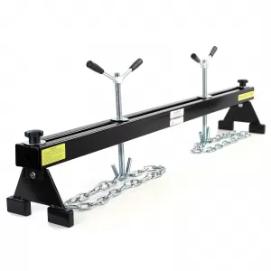 500KG Engine Support Bar Fender Crossbar Engine Hoist RAMROXX Black-image-6343690