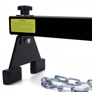 500KG Engine Support Bar Fender Crossbar Engine Hoist RAMROXX Black-image-6343692