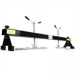 500KG Engine Support Bar Fender Crossbar Engine Hoist RAMROXX Black-image-6343693