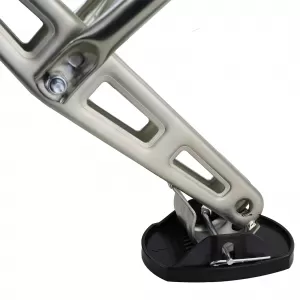 Caravan support legs screw jacks with support plates crank supports up to 580mm set of 4-image-6343703