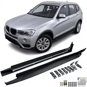 image-9-Alu Trittbretter OE Style Black Edition mit ABE passt für BMW X3 F25 2010-2017